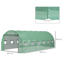 Пленка тепличная Outsunny 845-382GN (Green) Thumb