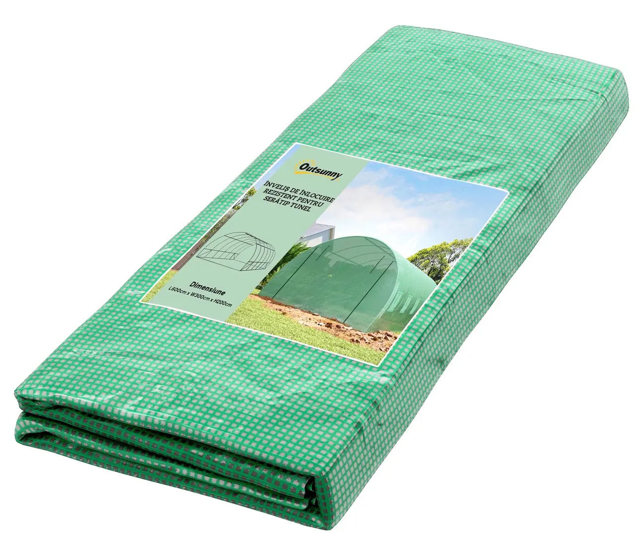 Пленка тепличная Outsunny 845-382GN (Green)