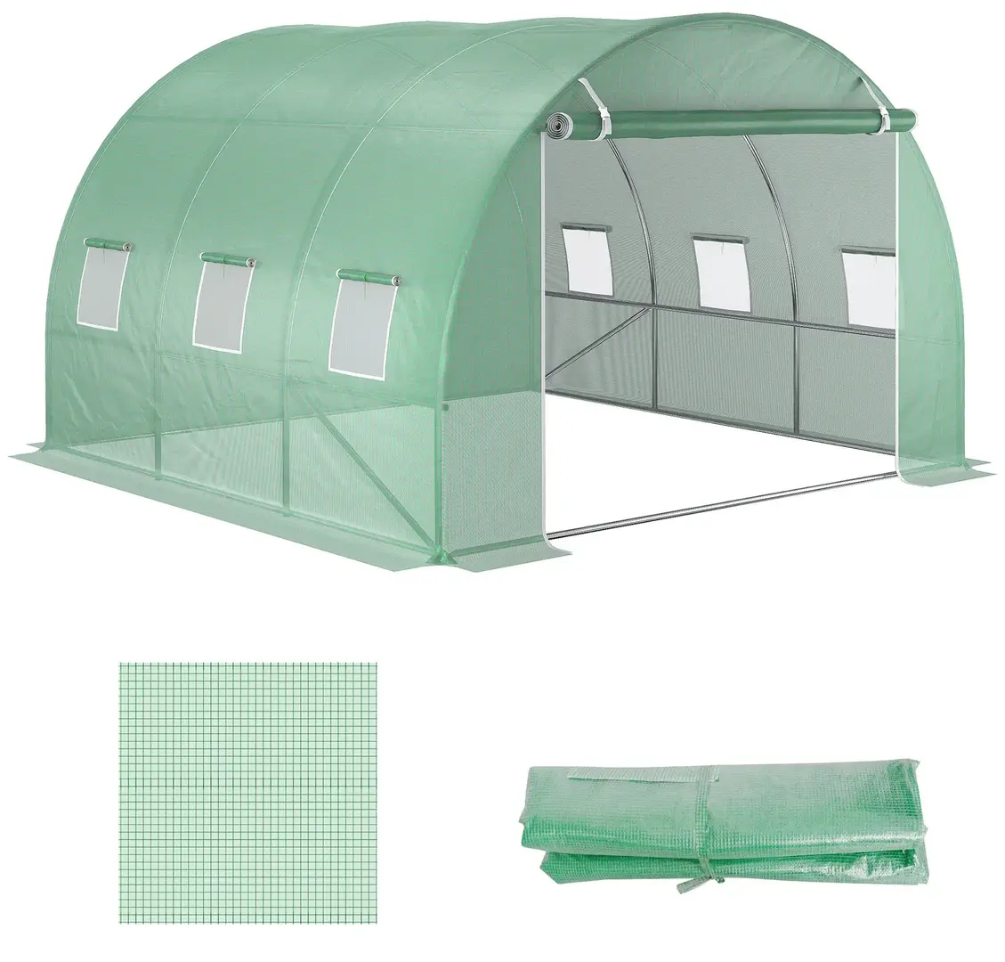 Pelicula pentru sere Outsunny 845-382V01 (Green) - 5