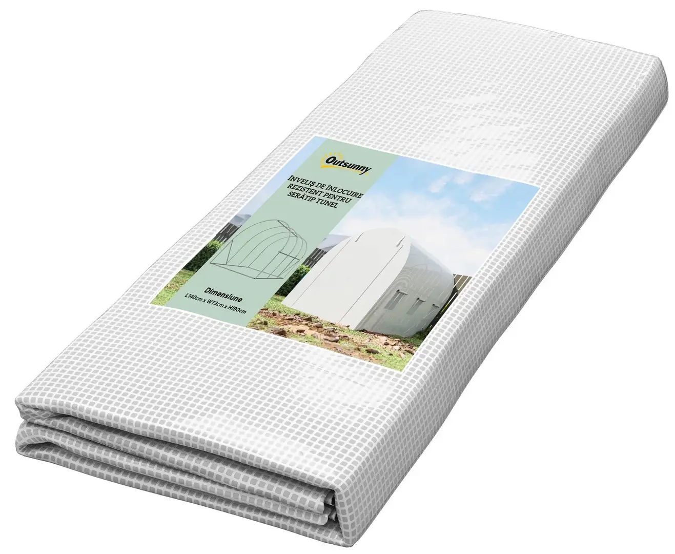 Pelicula pentru sere Outsunny 845-382V03WT (White)