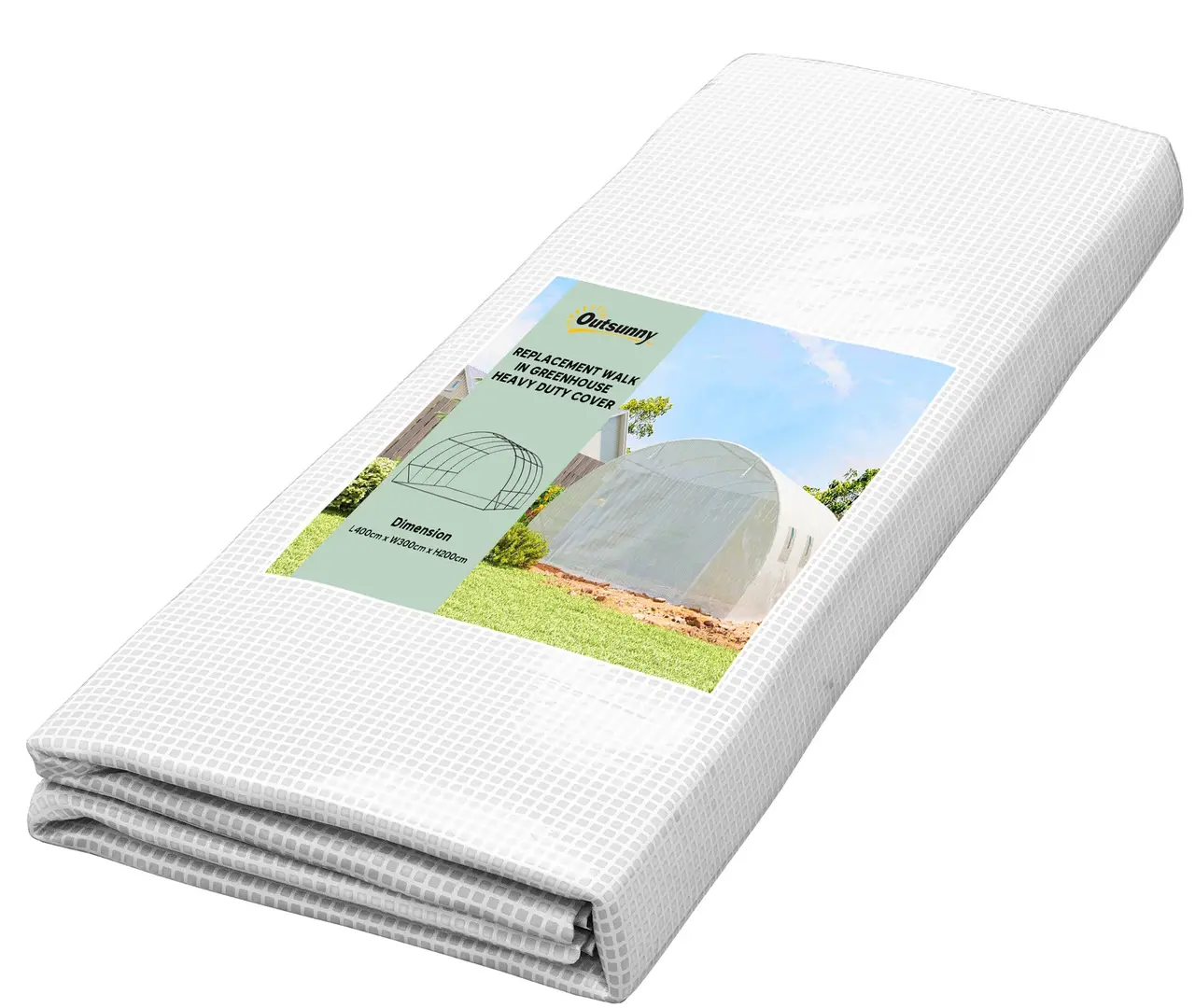 Пленка тепличная Outsunny 845-382V10WT (White)