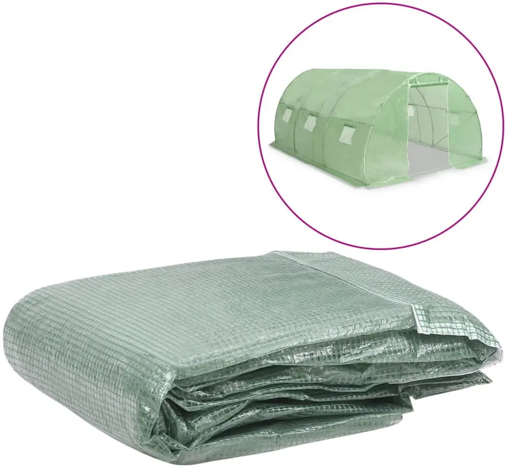 Pelicula pentru sera VidaXL 316430 3x4,5x2m (Green) - 3