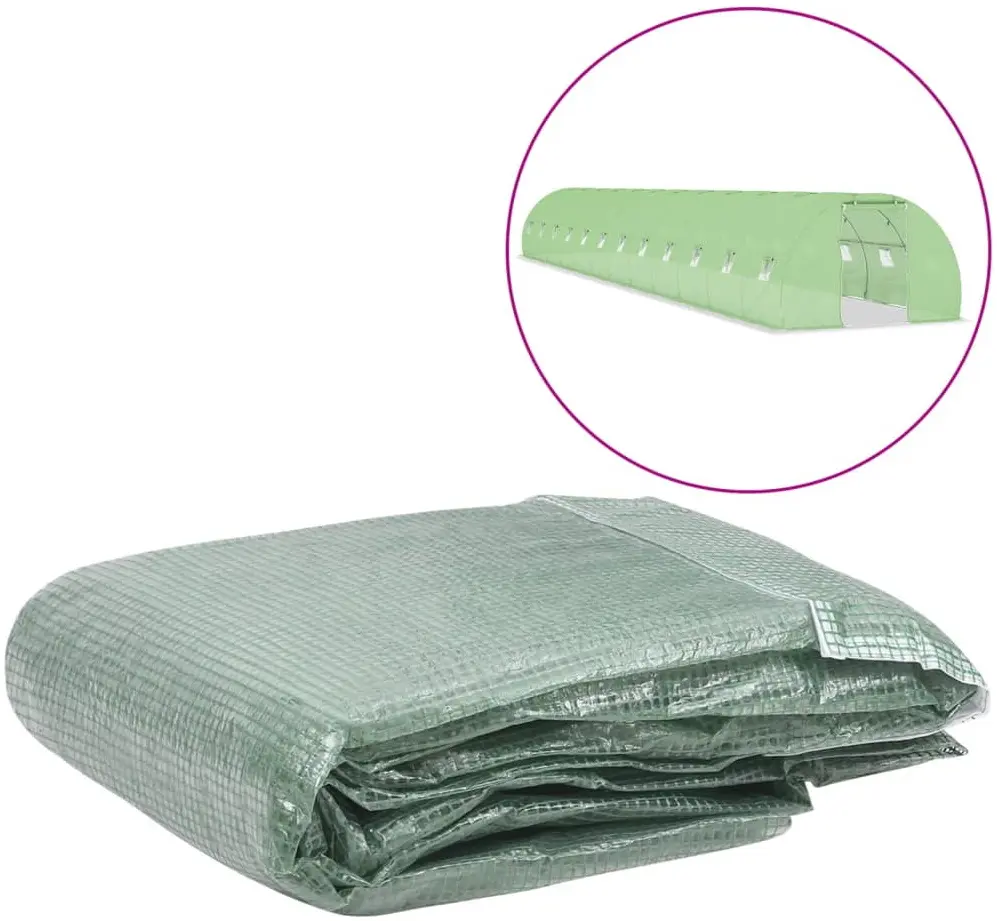 Pelicula pentru sera VidaXL 316441 3x18x2m (Green) - 3