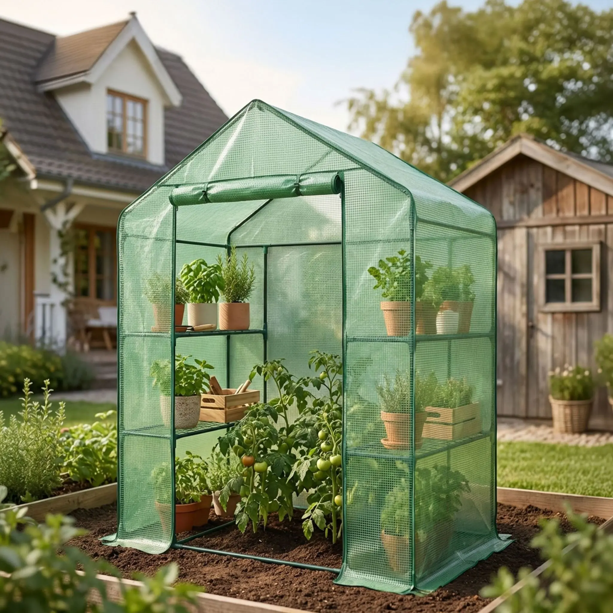 Mini-sera Akord 143x73x195 cm (Green) - 3
