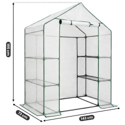 Mini-sera Akord 143x73x195 cm (White) Thumb