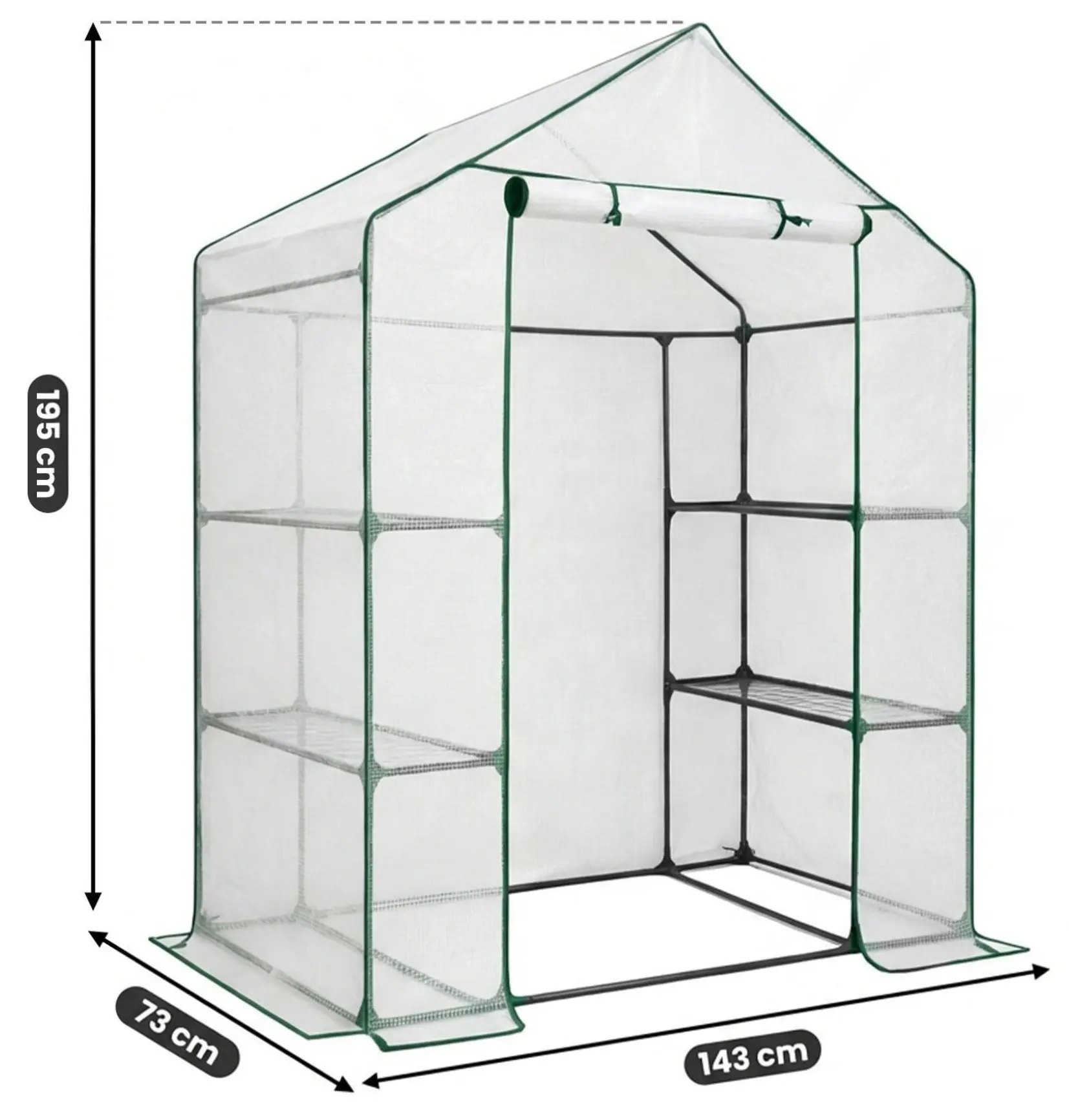 Mini-sera Akord 143x73x195 cm (White) - 8