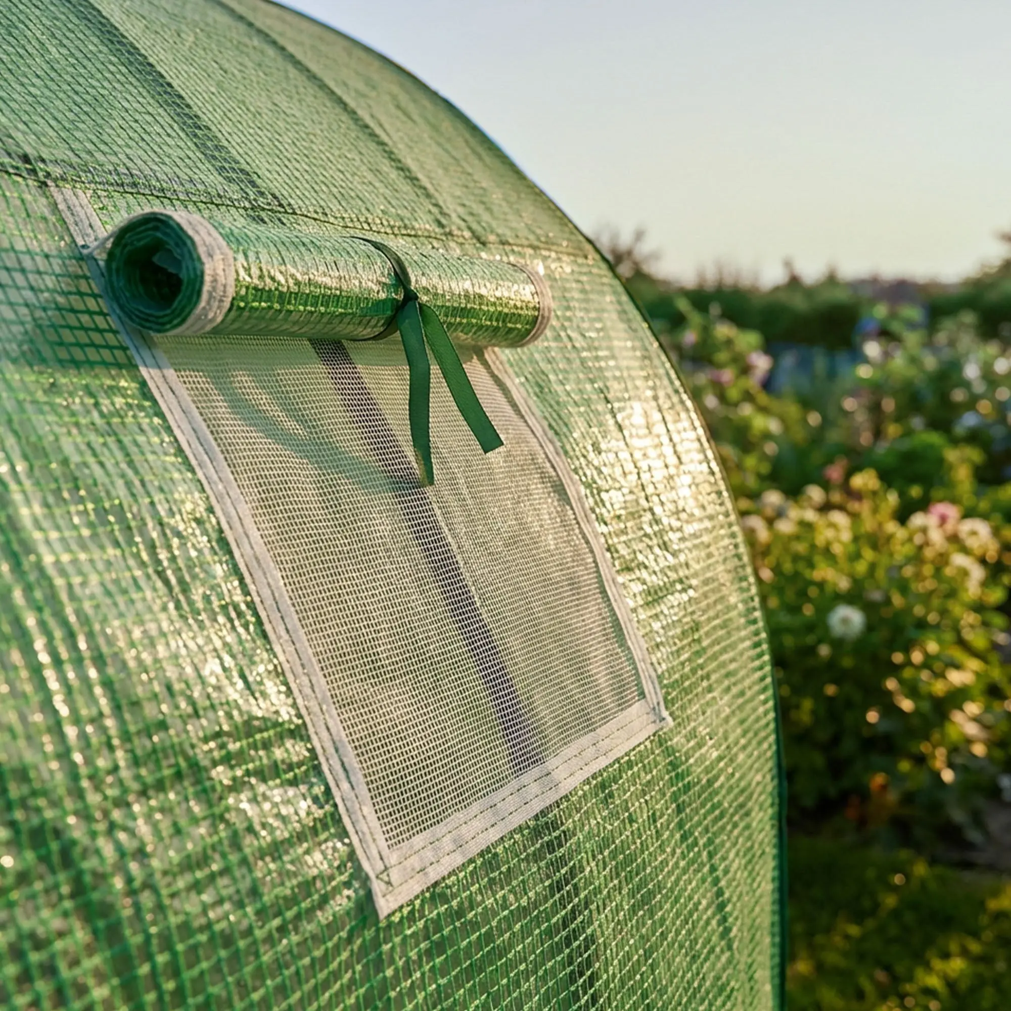Садовая теплица Akord 100x200x210 cm (Green) - 5