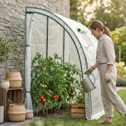 Sera de gradina Akord 100x200x210 cm (White) Thumb