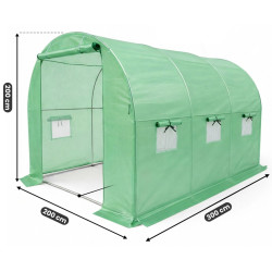 Садовая теплица Akord 200x300x200 cm (Green) Thumb