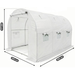 Садовая теплица Akord 200x300x200 cm (White) Thumb