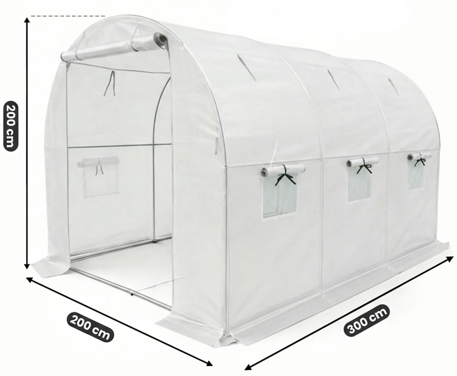 Sera de gradina Akord 200x300x200 cm (White) - 8