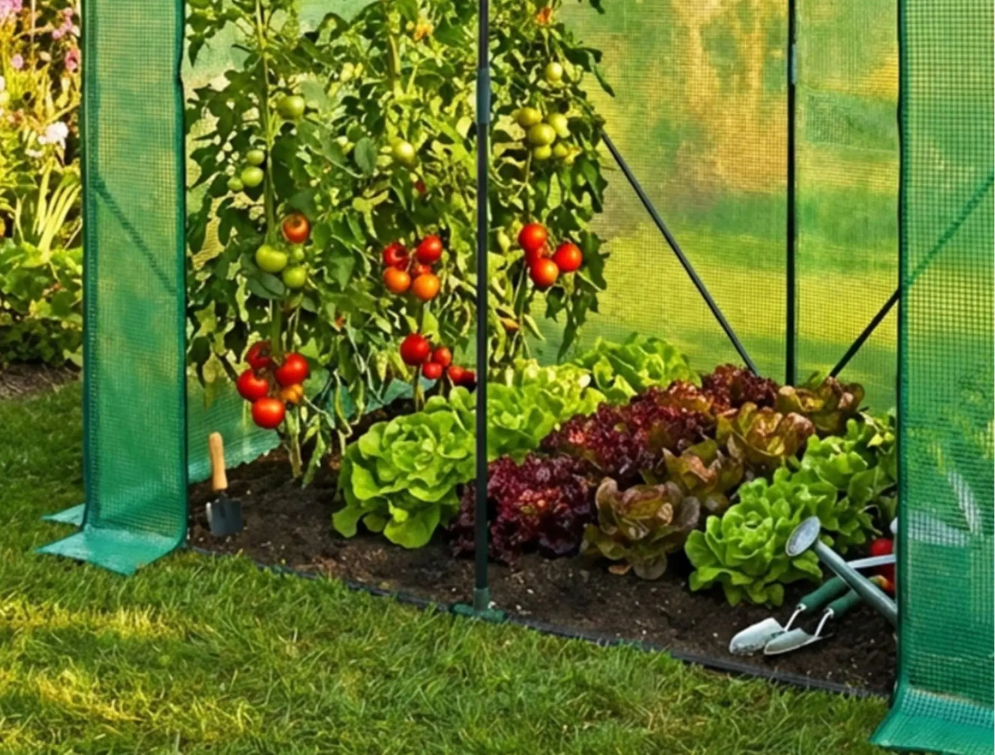 Садовая теплица Akord 202x80x170 cm (Green) - 6