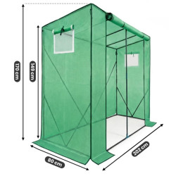 Садовая теплица Akord 202x80x170 cm (Green) Thumb