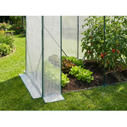 Sera de gradina Akord 202x80x170 cm (White) Thumb