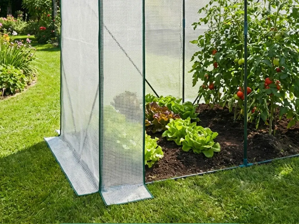 Sera de gradina Akord 202x80x170 cm (White) - 5