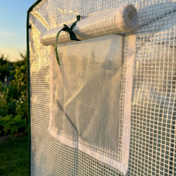 Sera de gradina Akord 202x80x170 cm (White) Thumb