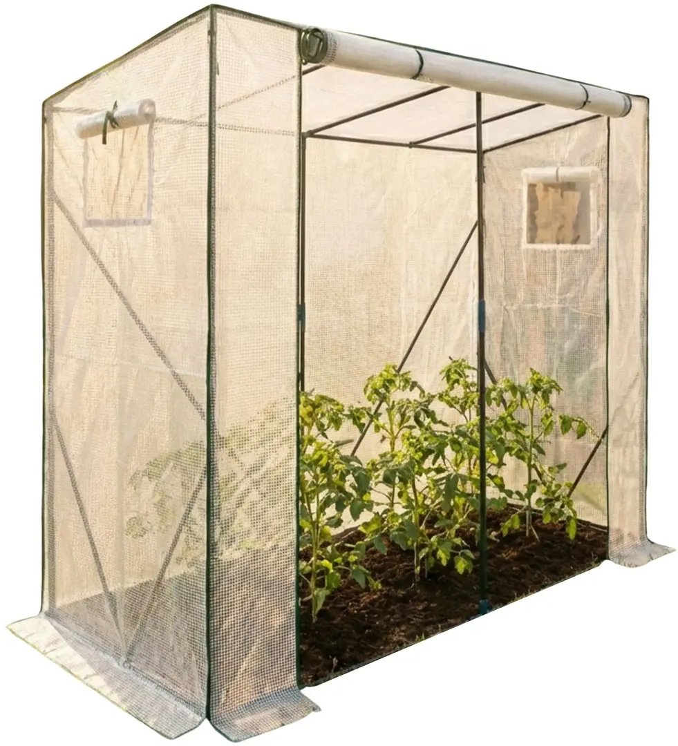 Sera de gradina Akord 202x80x170 cm (White)