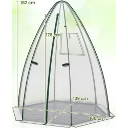 Мини-теплица Costway GT4547WH (White) Thumb