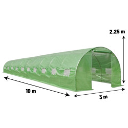 Садовая теплица Demetra 10х3х2.25m (Green) Thumb