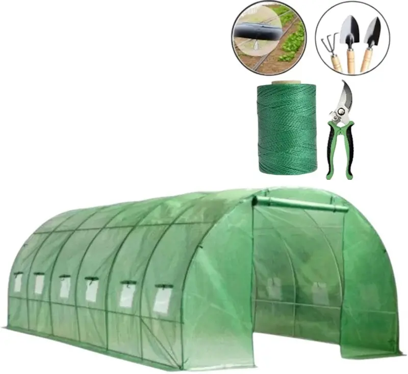 Садовая теплица Demetra 6х3х2.25m (Green) - 7