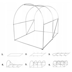 Structură pentru seră GardenLine TUN0310 (Grey) Thumb