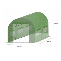 Structură pentru seră GardenLine TUN0310 (Grey) Thumb