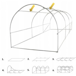 Конструкция теплицы  GardenLine TUN0341 (Grey) Thumb