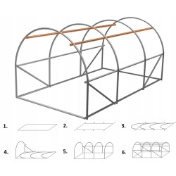 Садовая теплица GardenLine TUN3910 (Green) Thumb