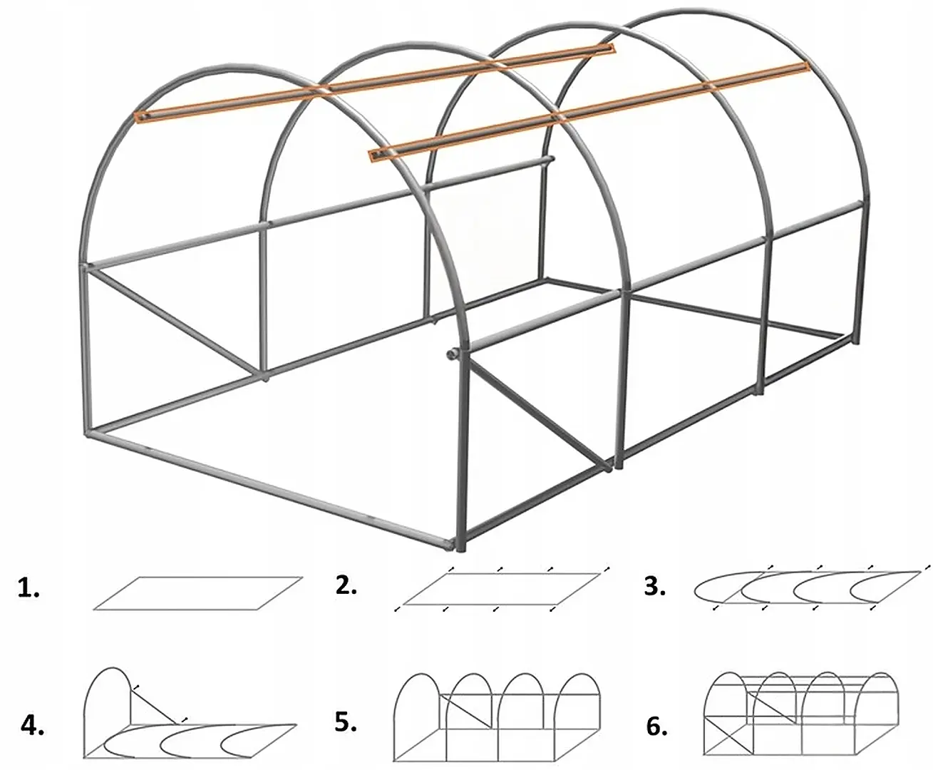 Sera de gradina GardenLine TUN3941 (Green) - 2