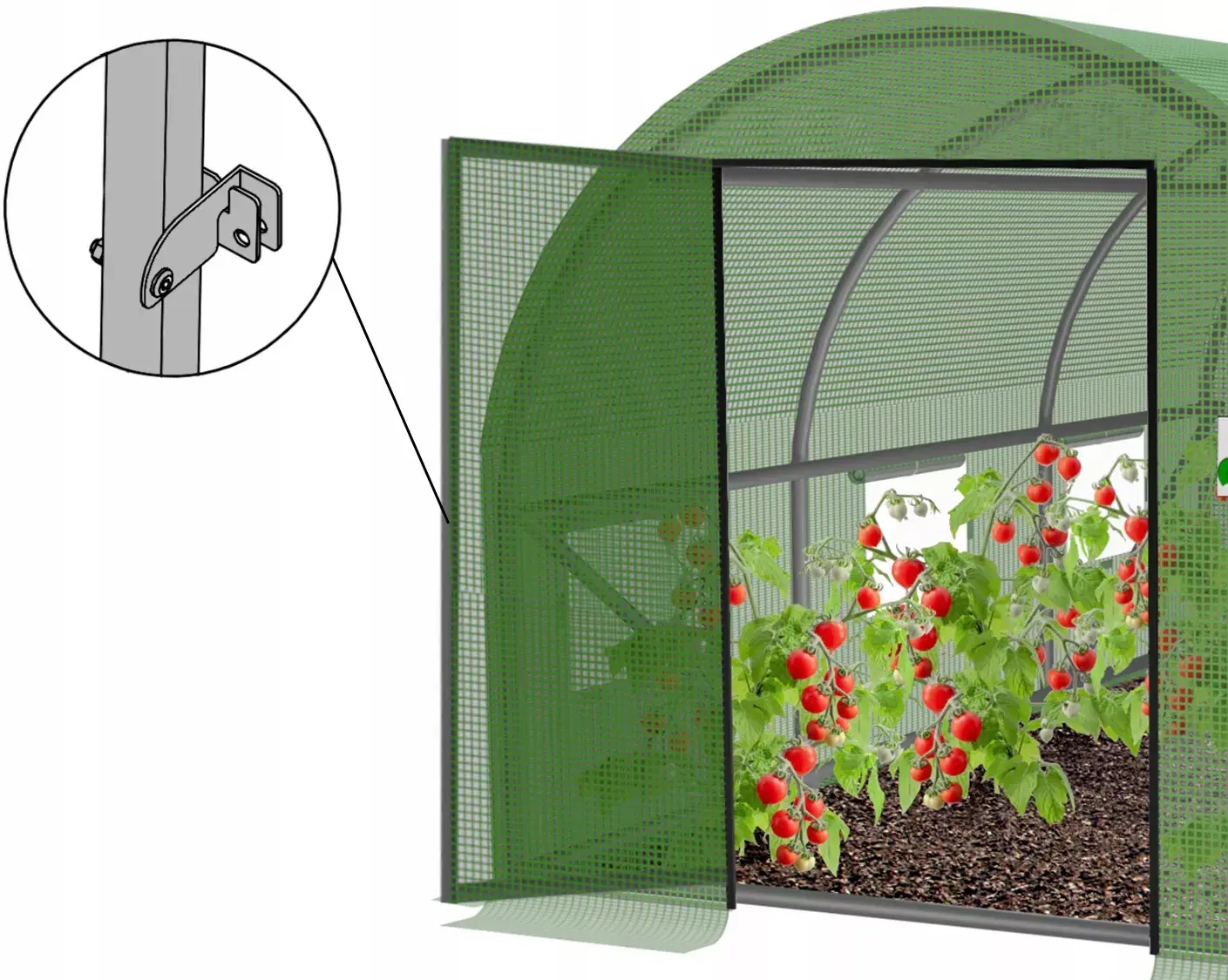 Sera de gradina GardenLine TUN5115 (Green) - 3