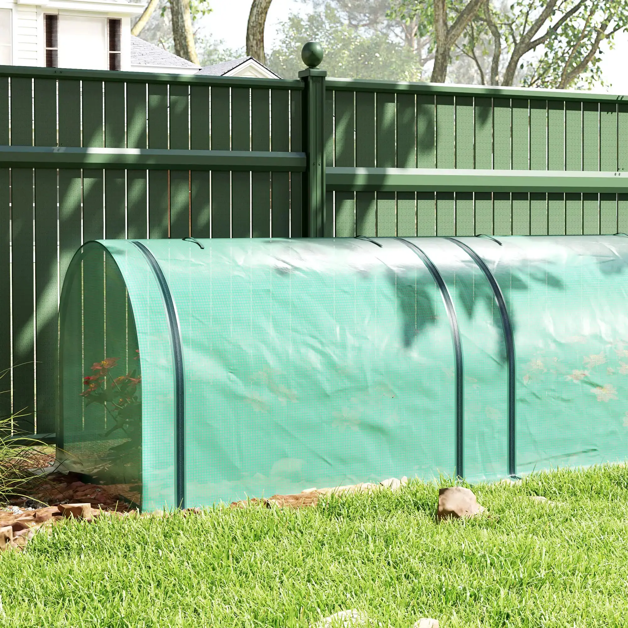 Mini-sera Outsunny 845-234V06GN 3.5x1x0.8 (Green) - 4