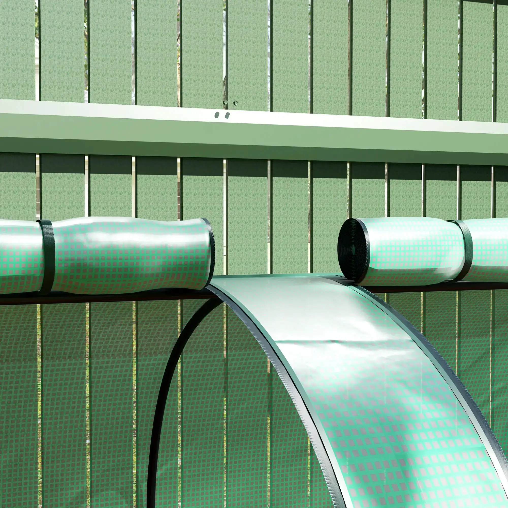 Mini-sera Outsunny 845-234V06GN 3.5x1x0.8 (Green) - 5