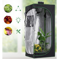 Мини-теплица Outsunny 845-262 60×60×140 (Black/Green) Thumb