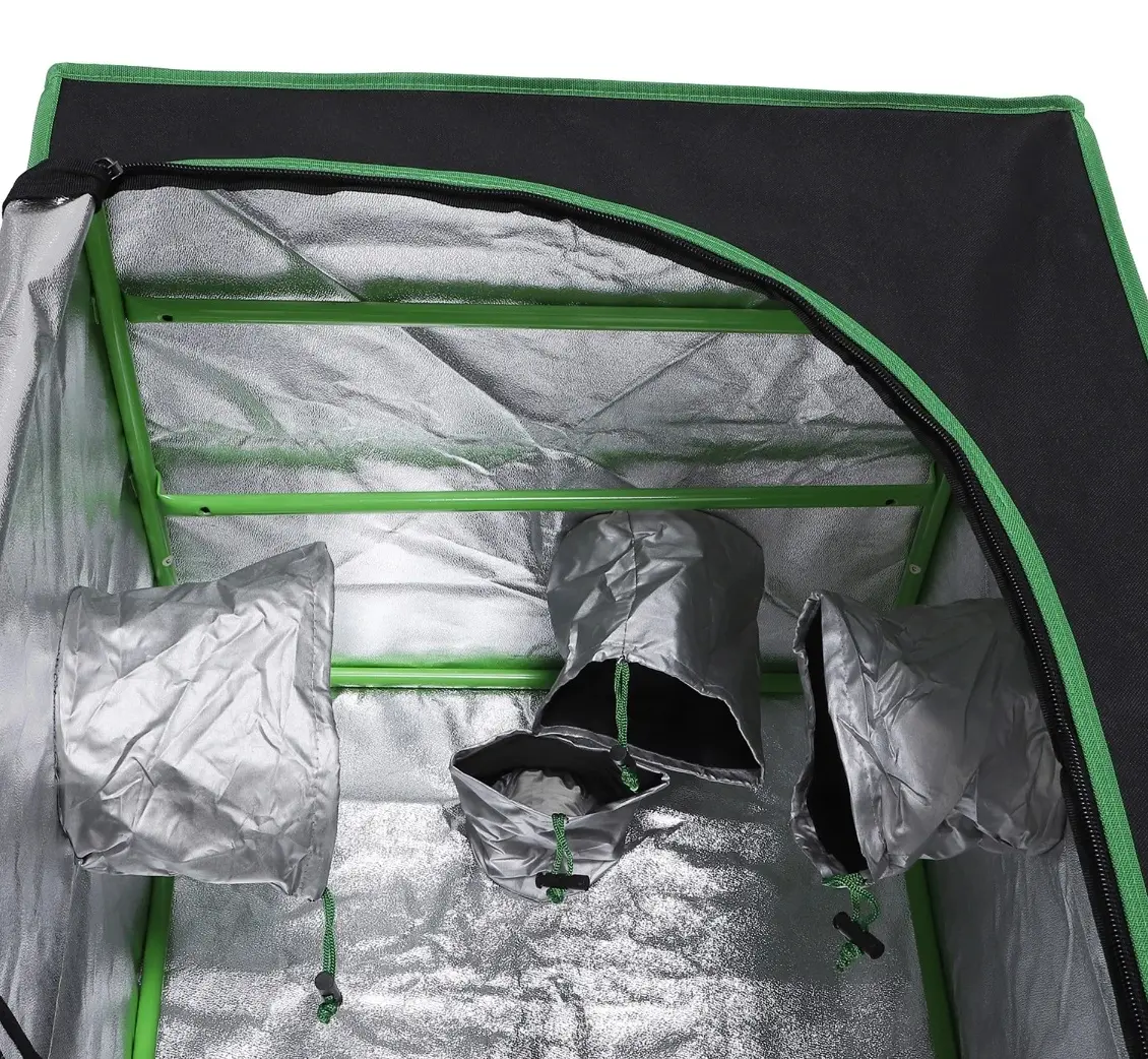Мини-теплица Outsunny 845-262 60×60×140 (Black/Green) - 11
