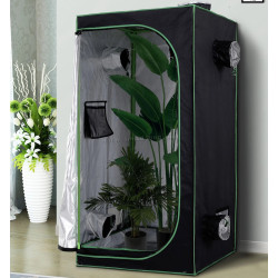 Sera de gradina Outsunny 845-262V01 80x80x160 cm (Black/Green)