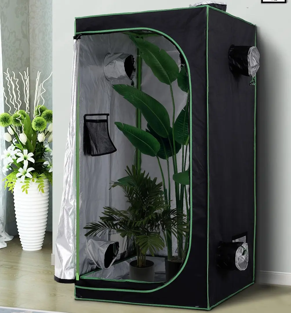 Sera de gradina Outsunny 845-262V01 80x80x160 cm (Black/Green)