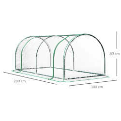 Mini-sera Outsunny 845-305V02 (Transparent/Green) Thumb