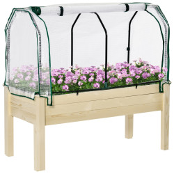 Mini-sera Outsunny 845-364 121x55x117 (Natural/Transparent)