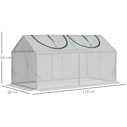 Парник Outsunny 845-368V03WT 119x60x60 (White) Thumb