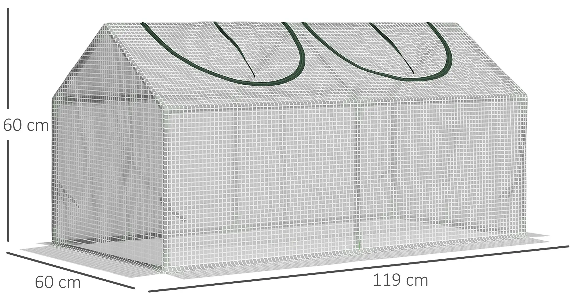 Парник Outsunny 845-368V03WT 119x60x60 (White)