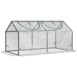 Mini-sera Outsunny 845-368V04 120x60x60 (Transparent) Thumb