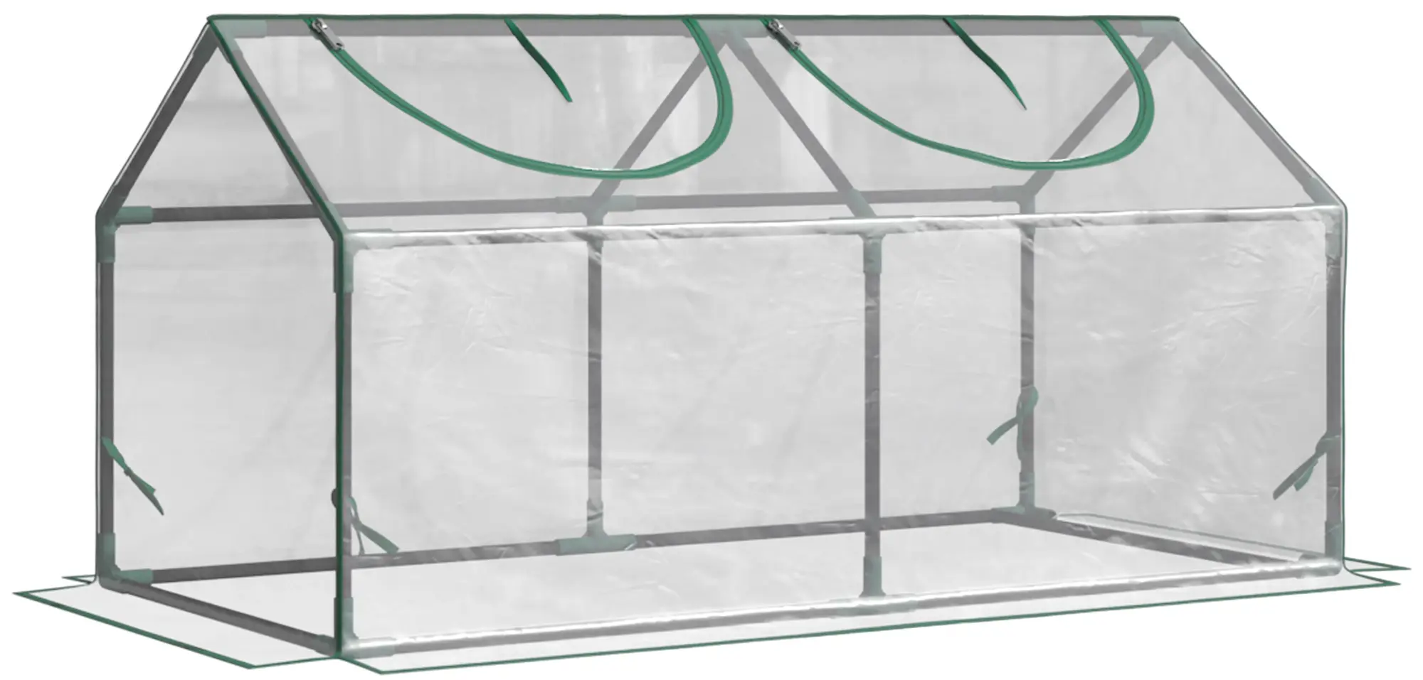 Mini-sera Outsunny 845-368V04 120x60x60 (Transparent) - 2