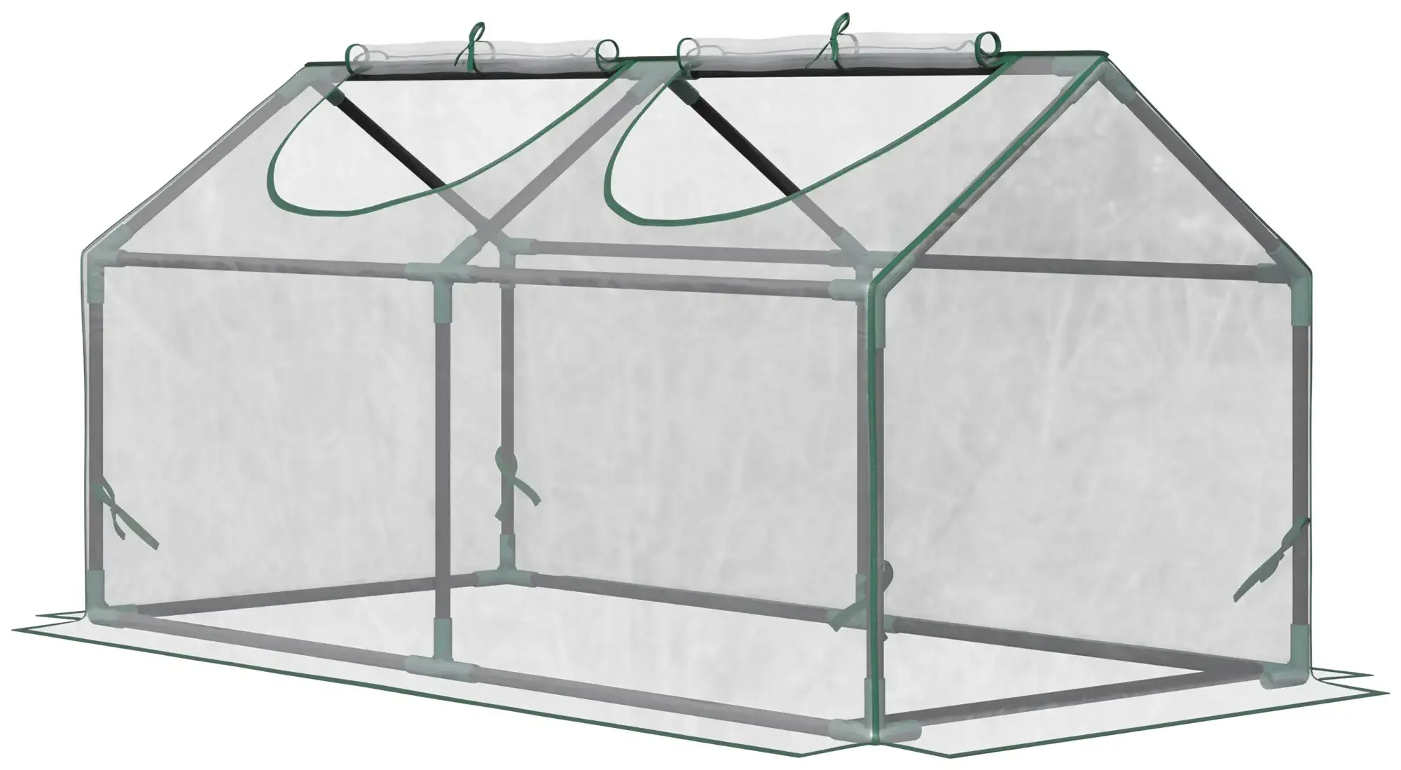Mini-sera Outsunny 845-368V04 120x60x60 (Transparent)