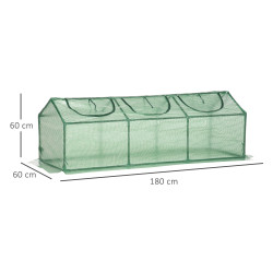 Мини-теплица Outsunny 845-368V05 180x60x60 (Green) Thumb