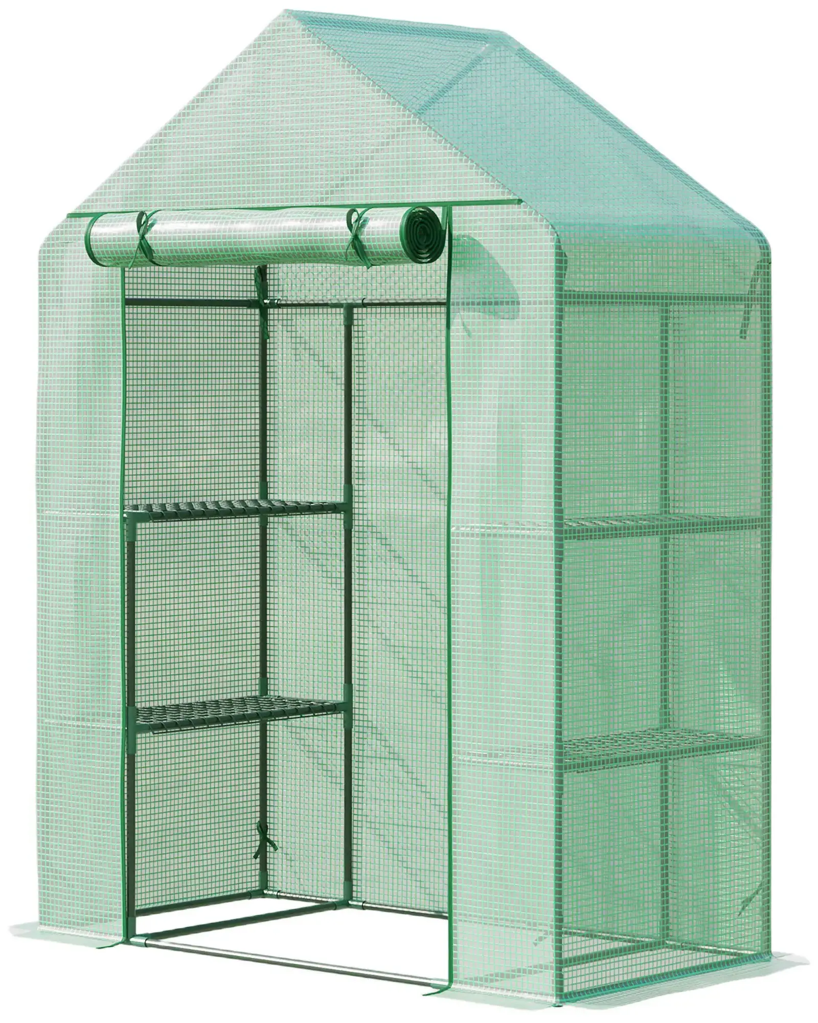Mini-sera Outsunny 845-511 141x72x191 (Green) - 3