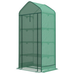 Mini-sera Outsunny 845-610V02DG 69x49x158 (Green) Thumb