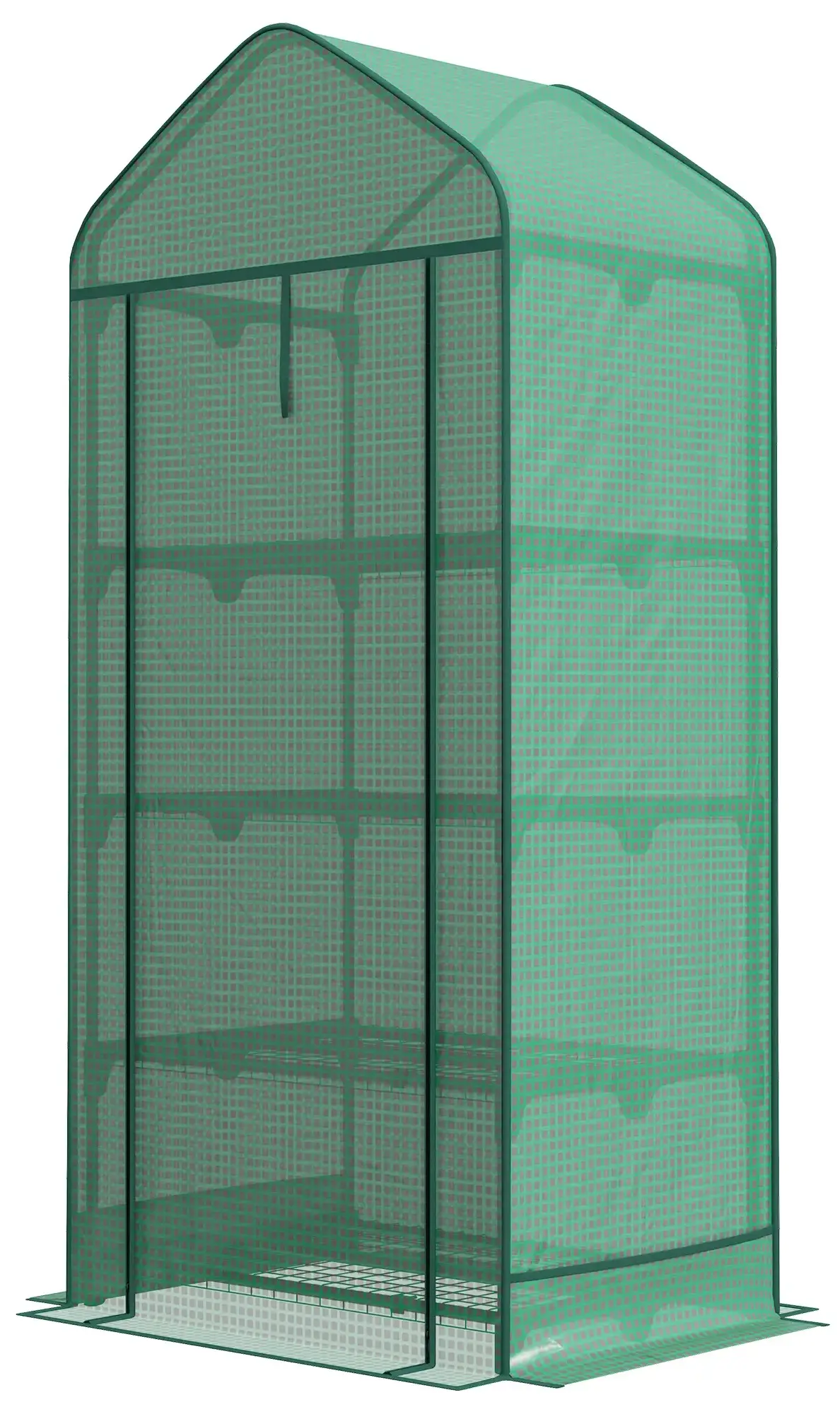 Mini-sera Outsunny 845-610V02DG 69x49x158 (Green) - 2
