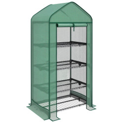 Mini-sera Outsunny 845-610V02DG 69x49x158 (Green)