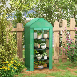Mini-sera Outsunny 845-610V02DG 69x49x158 (Green) Thumb