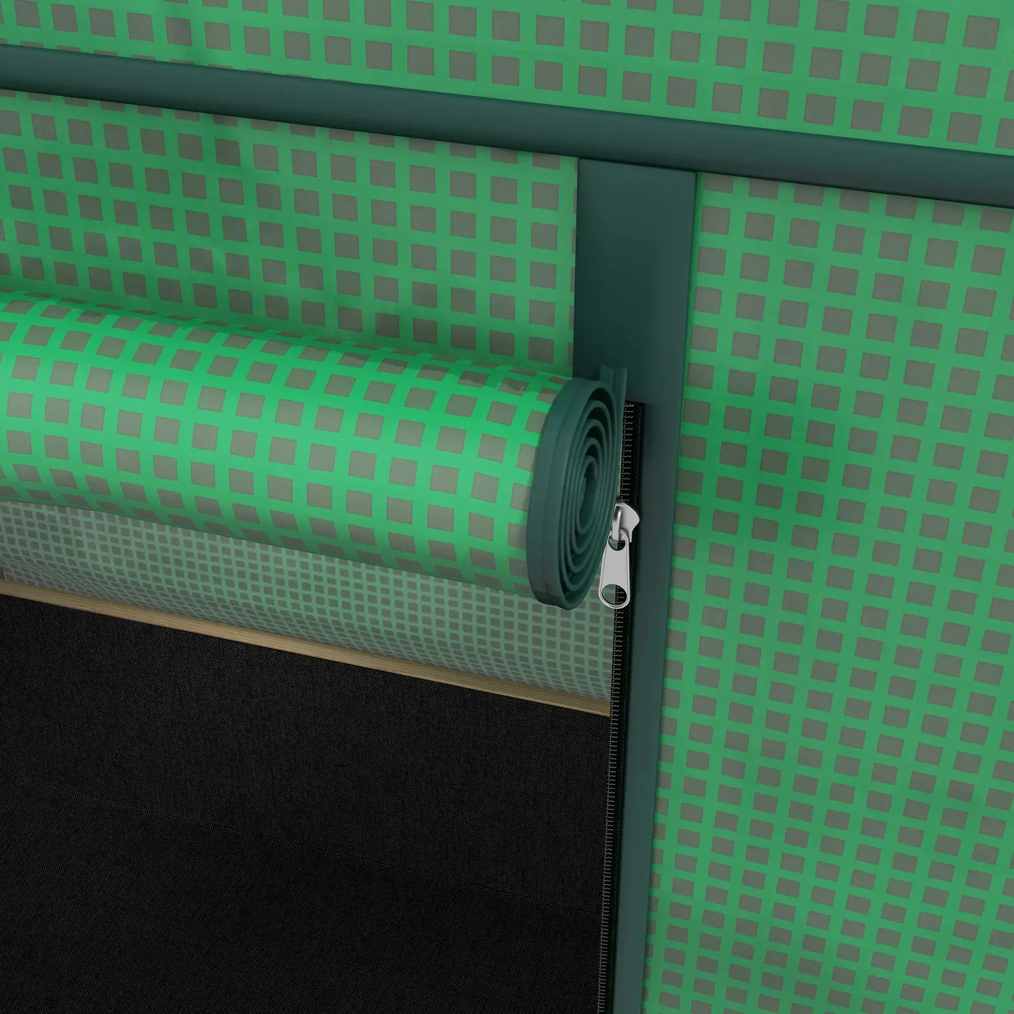 Mini-sera Outsunny 84H-022V00GN 60x86x165 (Green/Natural) - 5